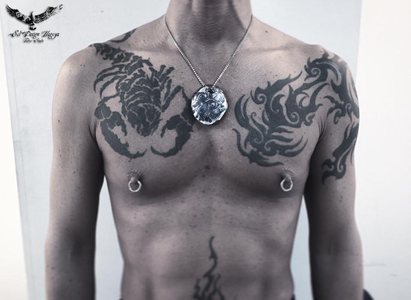 タトゥー　名古屋　大須　トライバル